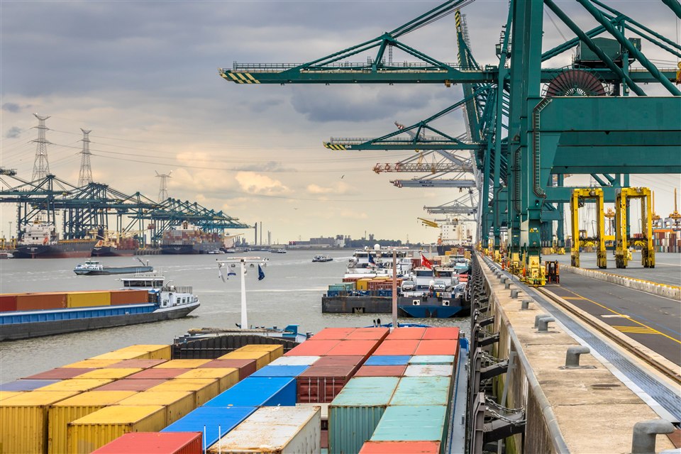 Busy port cargo handling for Central Asia cold chain routes